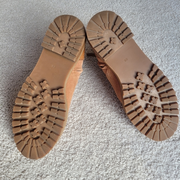 Kate Spade Bailee Winter Boots with Cream Fur Warm Gingerbread Color Size 6 - Picture 8 of 11